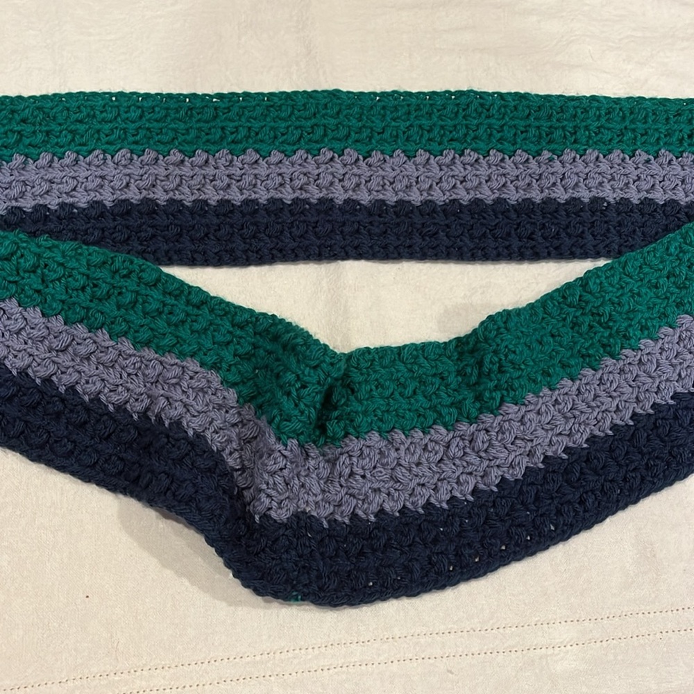 Hand Crocheted Infinity Scarf - Picture 3 of 5